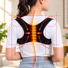Adjustable Breathable Universal Corrector for Back Support Brace