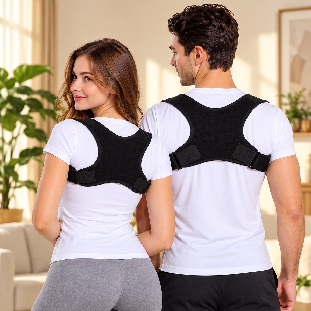 Adjustable Breathable Universal Corrector for Back Support Brace